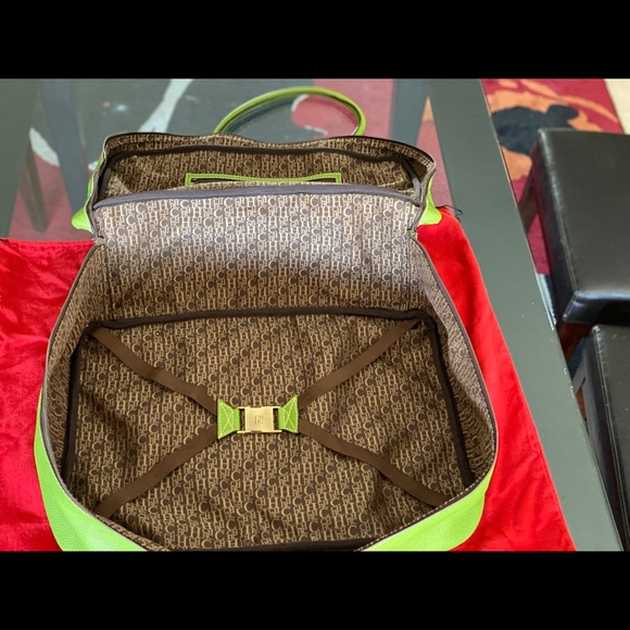 RARE Carolina Herrera weekender full grain leather - Picture 13 of 15